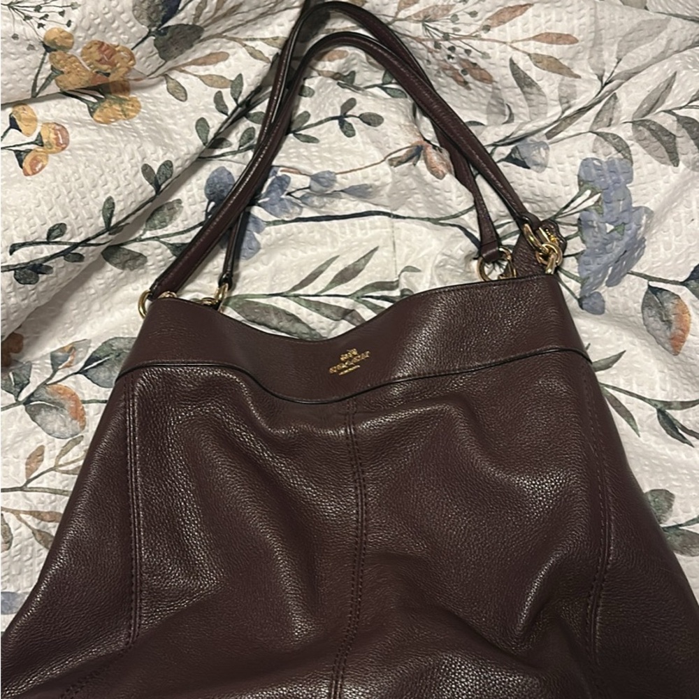 Coach Large Lexy Shoulder Bag - Brown